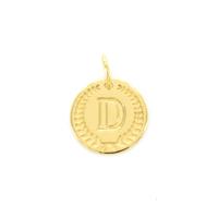 Imotionals Ronde Kettinghanger Letter D Goud Imotionals Ronde Kettinghanger Letter D Goud