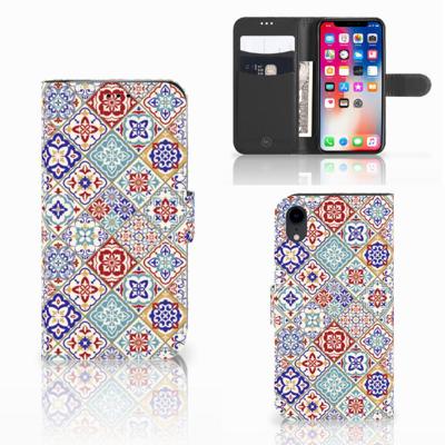 Apple iPhone Xr | Bookcase | Tiles Color
