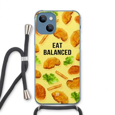 Eat Balanced: iPhone 13 Transparant Hoesje met koord