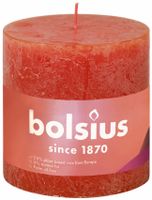 Bolsius shine rustiekkaars 100/100 earthy orange