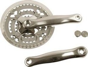 Crankstel Fausto 7/8-Speed | 42-32-22T | Zilver | -3mm