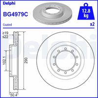 Remschijf BG4979C