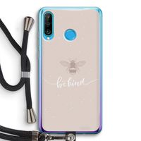 Be(e) kind: Huawei P30 Lite Transparant Hoesje met koord