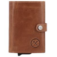 Hide & Stitches Portemonnee Porto met Safety Wallet RFID Bruin