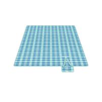 Waterdichte opvouwbare picknickdeken met 4 grondankers, Blauw / 300 x 200 cm