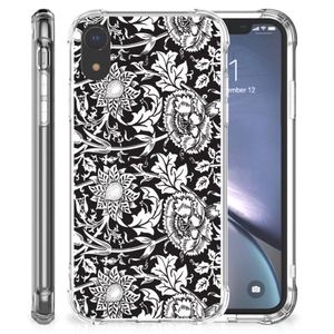 Apple iPhone Xr Case Black Flowers