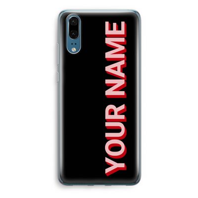 Namecase: Huawei P20 Transparant Hoesje