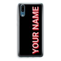 Namecase: Huawei P20 Transparant Hoesje