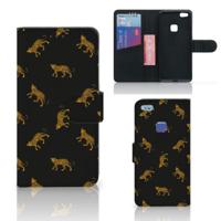Telefoonhoesje | Met pasjeshouder | voor Huawei P10 Lite Leopards
