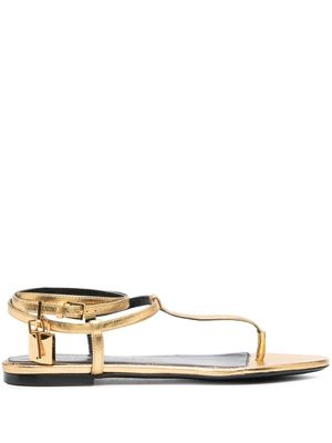 TOM FORD sandales en cuir à entre-doigt