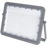LED Bouwlamp 200W - Koud Wit 6500K - Waterdicht IP65 - Aluminium Grijs