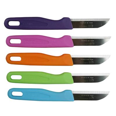 Solingen schilmesjes/aardappelmesjes - gekleurd - 6x stuks - 16 cm - Keukengerei Solingen schilmesjes/aardappelmesjes - gekleurd - 6x stuks - 16 cm - Keukengerei