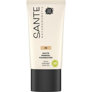 Sante Deco Matte mineral foundation 02 warm meadow