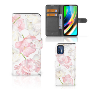 Motorola Moto G9 Plus Hoesje Lovely Flowers