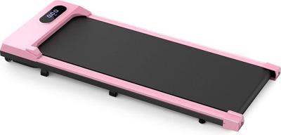 Draagbare loopband - Elektrische loopband - Wandelpad 1-8 km/u,2.5HP - Met afstandsbediening en LCD-scherm - Roze