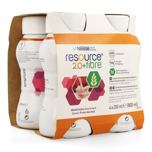 Resource 2.0 Fibre Bosvruchten 4x200ml