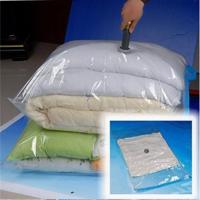 3 stuks hete vacuüm zak opslag organisator transparante rand opvouwbare extra grote afdichting gecomprimeerd reizen besparing ruimte zakken (60x80cm)