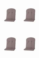 Kussen Kuip hoog 45x96 Panama taupe (4 stuks) Madison - Madison