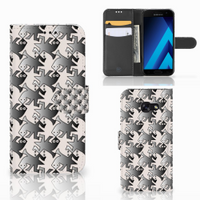 Samsung Galaxy A5 2017 Telefoonhoesje met Pasjes Salamander Grey - thumbnail