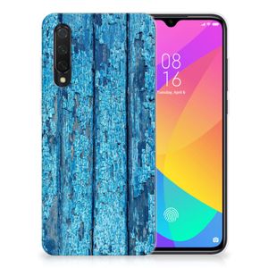 Xiaomi Mi 9 Lite Bumper Hoesje Wood Blue