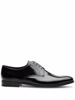 Prada derbies en cuir - Noir