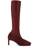 Jil Sander bottes en cuir - Rouge - thumbnail