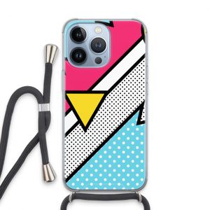 Pop Art #3: iPhone 13 Pro Transparant Hoesje met koord