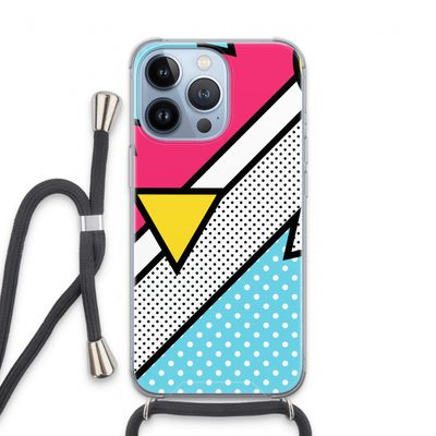 Pop Art #3: iPhone 13 Pro Transparant Hoesje met koord
