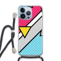 Pop Art #3: iPhone 13 Pro Transparant Hoesje met koord