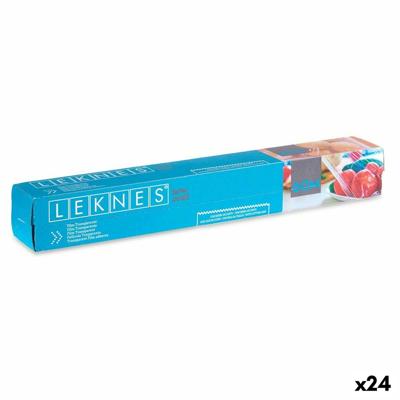 Houdbaarheidsfolie Leknes 190939000499 Transparant Polyethyleen 8 mm 60 m (24 Stuks)