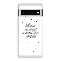 Confetti: Google Pixel 6 Pro Transparant Hoesje Confetti: Google Pixel 6 Pro Transparant Hoesje