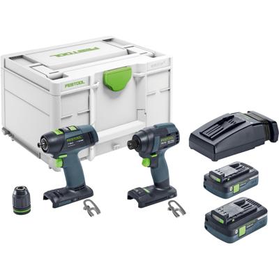 Festool TID 18 HPC 4,0 I-Set T18 Accu combiset 2-delig - 577244