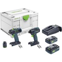 Festool TID 18 HPC 4,0 I-Set T18 Accu combiset 2-delig - 577244