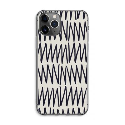 Marrakech Zigzag: iPhone 11 Pro Max Transparant Hoesje