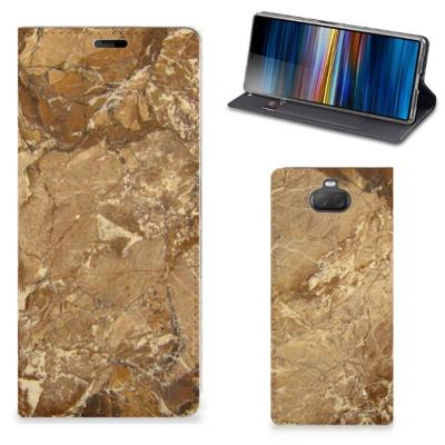 Sony Xperia 10 Plus | Standcase | Marmer Creme