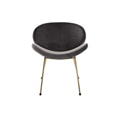 Stoel DKD Home Decor Zwart Gouden Polyester Metaal 62 x 58 x 73 cm