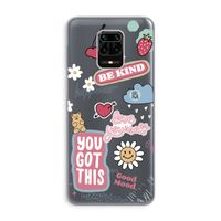 Positivity: Xiaomi Redmi Note 9 Pro Transparant Hoesje