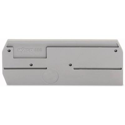 WAGO 880-308 Afsluit- en scheidingsplaat Grijs 100 stuk(s)