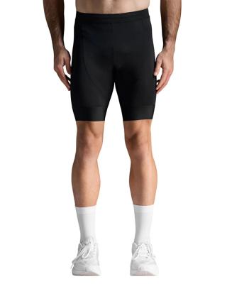 2XU Aero 9 inch Tri Shorts Black/White heren