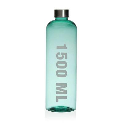 Waterfles Versa Groen 1,5 L Staal polyestyreen Samengesteld 9 x 29 x 9 cm