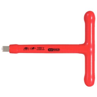 1/2 T-handgreep-steeksleutel met isolatie en schroefvergrendeling, 200 mm KS Tools 117.1205