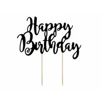 Taart versiering Happy Birthday - Taartdecoraties - thumbnail