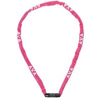 Axa Kettingslot rigid rcc code 120x3,5 met polyester hoes - roze