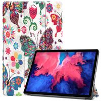 3-Vouw sleepcover hoes - Lenovo Tab P11 / P11 Plus - Vlinders - thumbnail