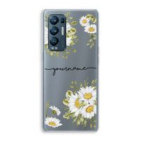 Daisies: Oppo Find X3 Neo Transparant Hoesje