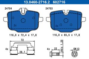 ATE Remblokset 13.0460-2716.2