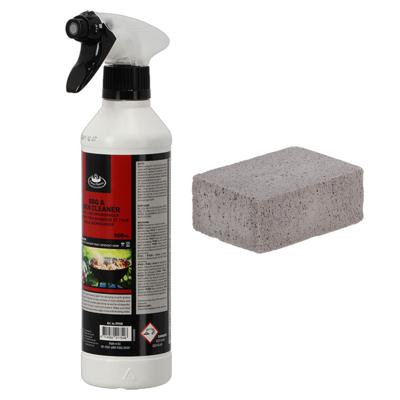 Fancy Flames BBQ schoonmaakset - BBQ reiniger - BBQ schoonmaaksteen