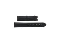 Horlogeband Burberry BU9008 / BU1772 / BU9022 / BU9009 Leder Zwart 20mm