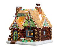 Kerstfiguur Yule log cabin b/o 4.5v LEMAX - Lemax Kerstfiguur Yule log cabin b/o 4.5v LEMAX - Lemax