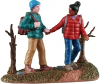 Lemax hiking couple kerstdorp figuur type 3 Vail Village 2025